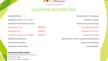 Permalien vers:Le calendrier des sorties 2020 Permalien vers:Le calendrier des sorties 2020