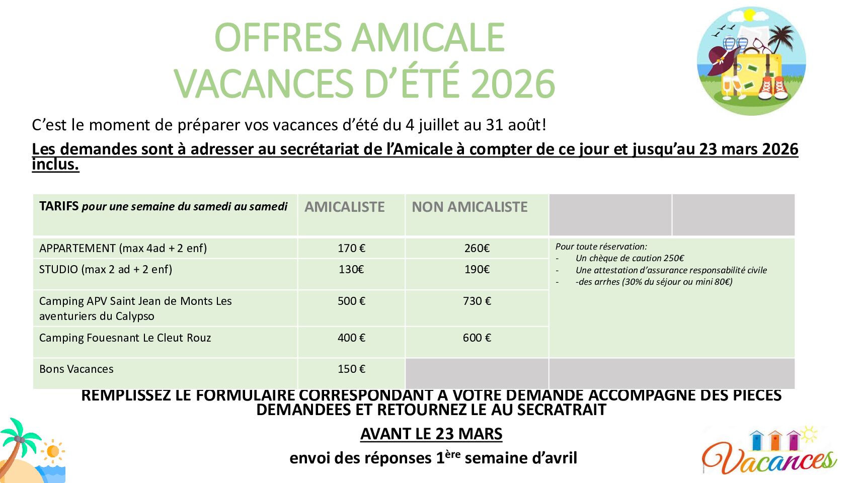 Permalien vers:Offres locations été + bons vacances