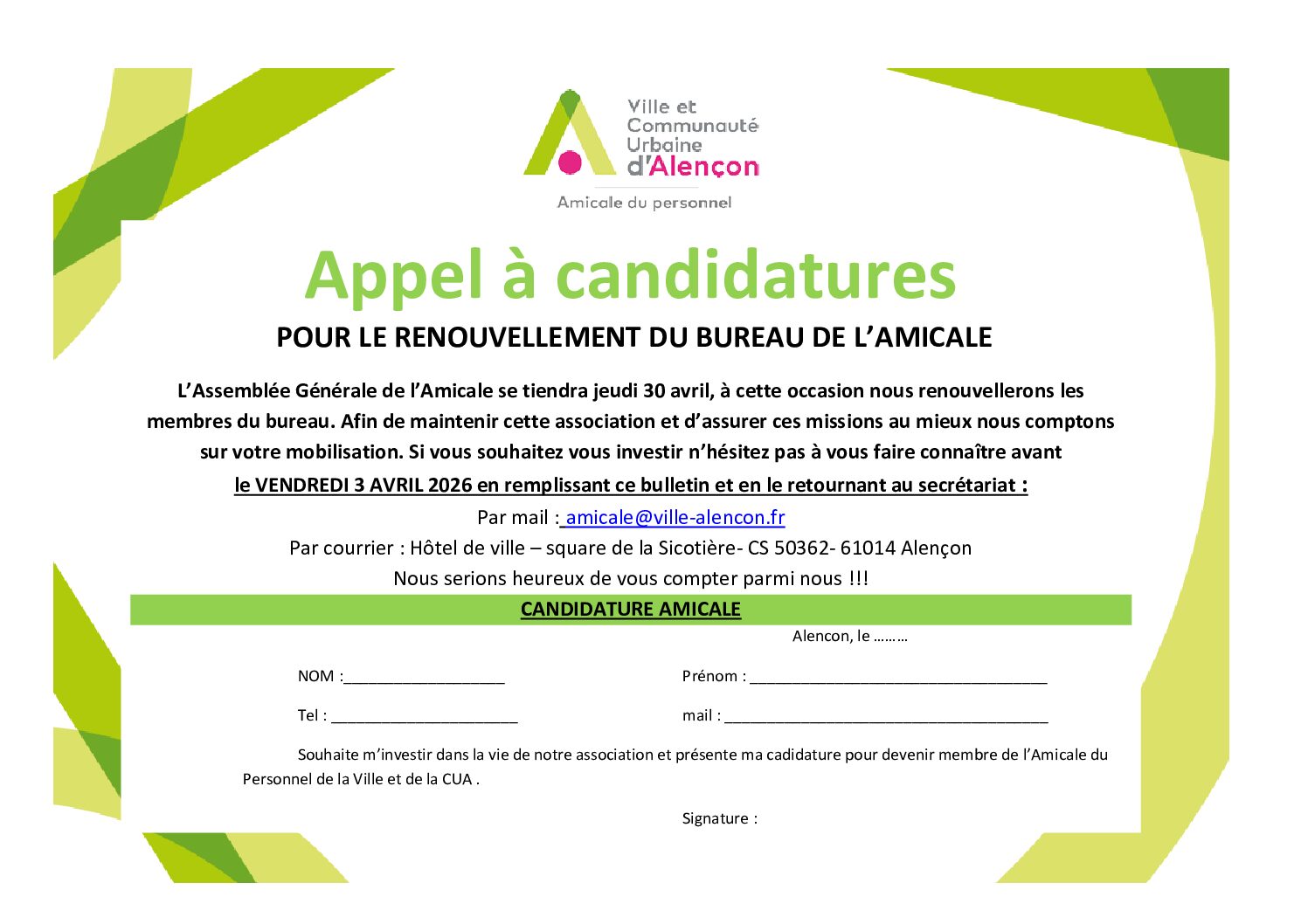 Permalien vers:Appel à candidature – membres du bureau