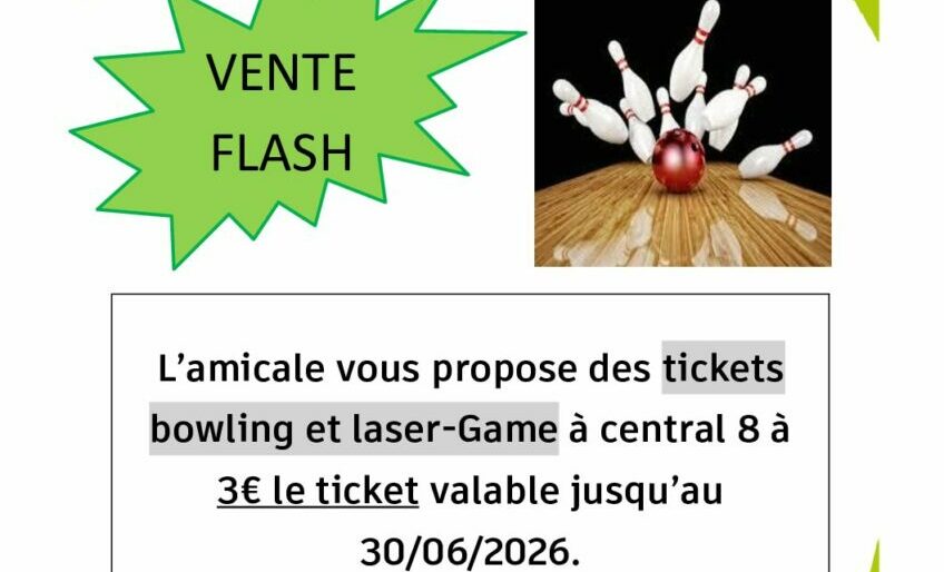 Permalien vers:Vente flash billets Central Huit